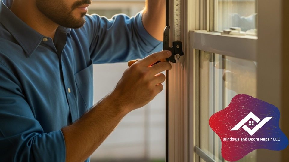 Measuring a window for custom replacement glass for windows in Houston homes