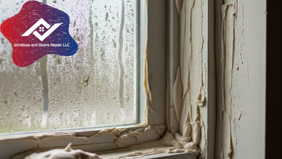 Professional window sealing repair in Houston using advanced tools and sealants not found in window sealing kits.