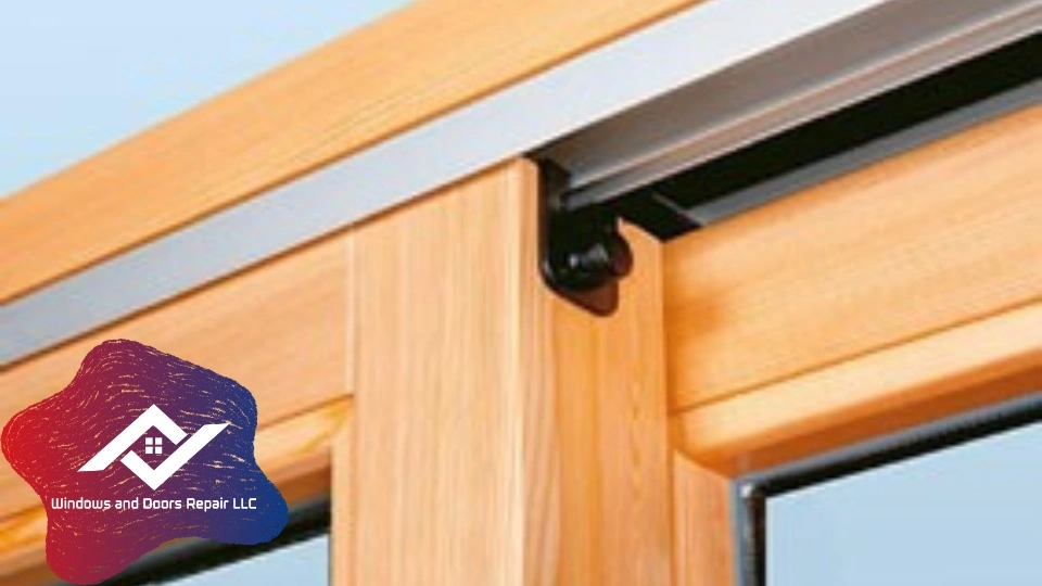 A splintered wooden door jamb before and after our professional reinforcement and repair in a Arlington home.