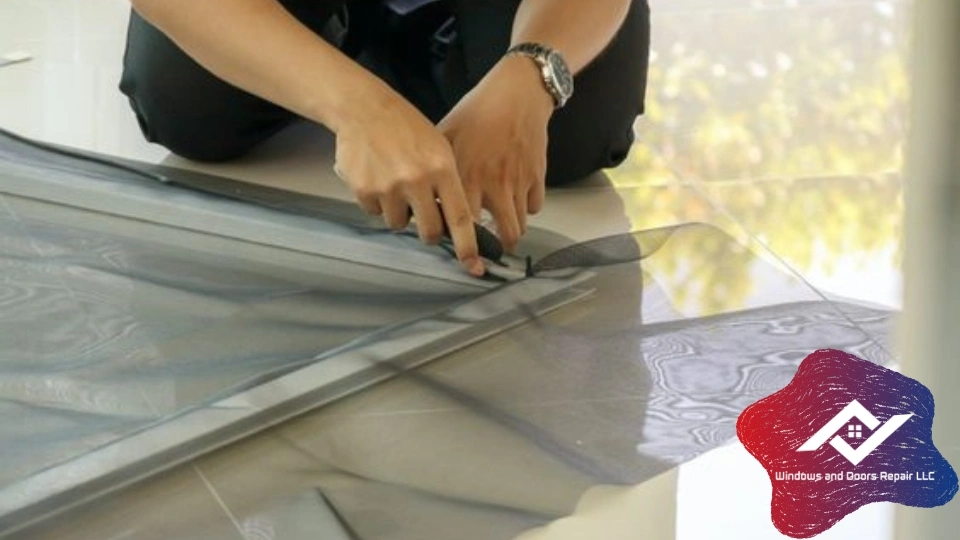Comparing a professional window screen repair to a difficult DIY kit in Corpus Christi.