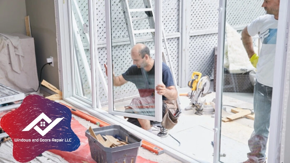 Expert glass door repair for a sliding patio door in a Corpus Christi home.