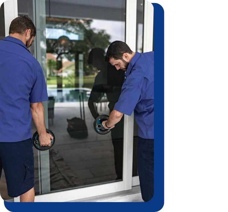 Professional sliding glass door repair in Houston, TX, by a trusted Windows and Doors Repair technician.