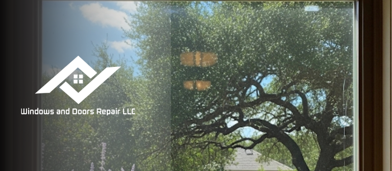 The same window, now crystal clear and energy-efficient after our expert seal repair service in Austin, TX.