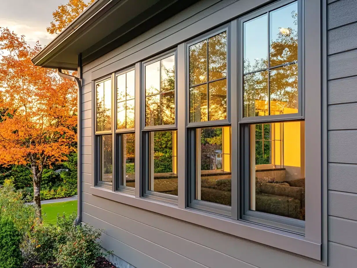 Solar pumping and thermal stress on Dallas residential windows Sunlight hitting a residential double pane window in Dallas Texas showing solar heat exposure