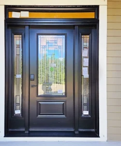 A perfectly repaired door frame in Garland, demonstrating the high-quality results from Windows And Doors Repair LLC