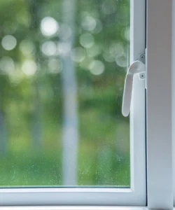 A technician from Windows And Doors Repair LLC performing a precise window seal repair Plano, TX.