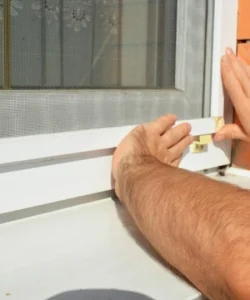 The Windows And Doors Repair LLC service van, providing prompt and reliable window screen repair services to the Garland community.